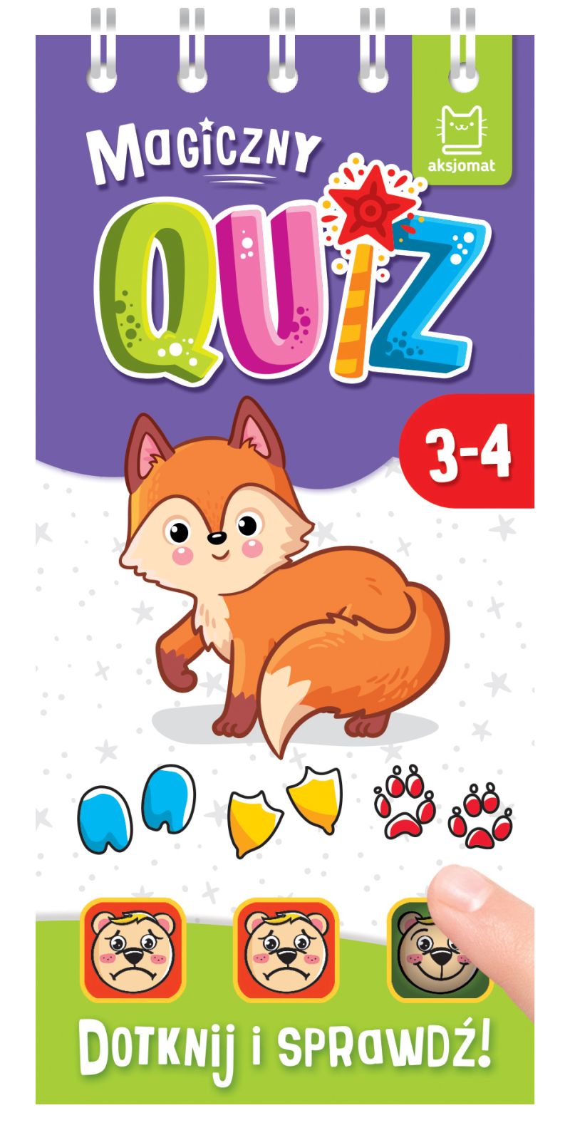 Aksjomat magiczny quiz z liskiem dotknij i sprawdź 3 4 lata