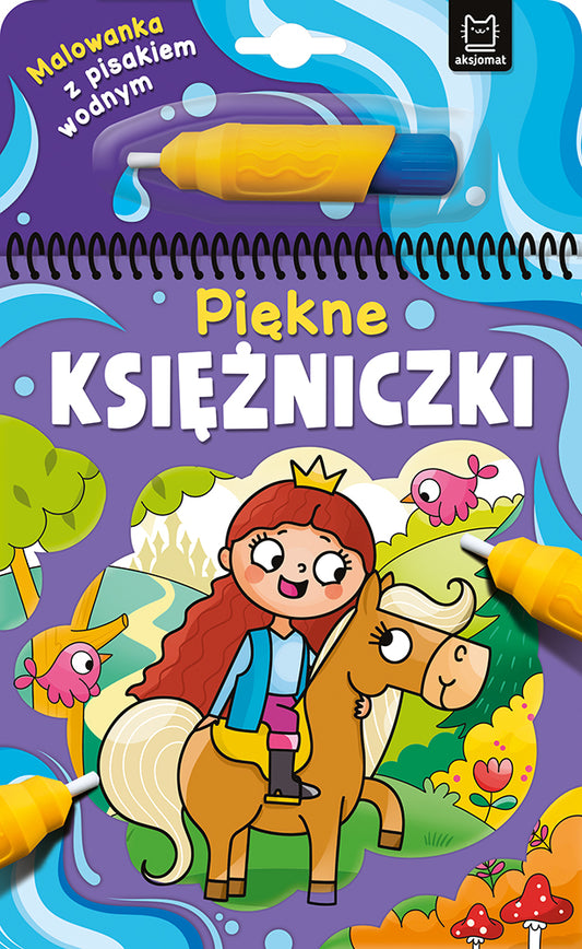 Aksjomat malowanka z pisakiem wodnym piękne księżniczki