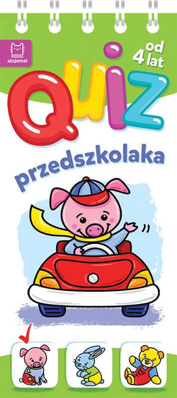 Aksjomat quiz przedszkolaka ze świnką od 4 lat