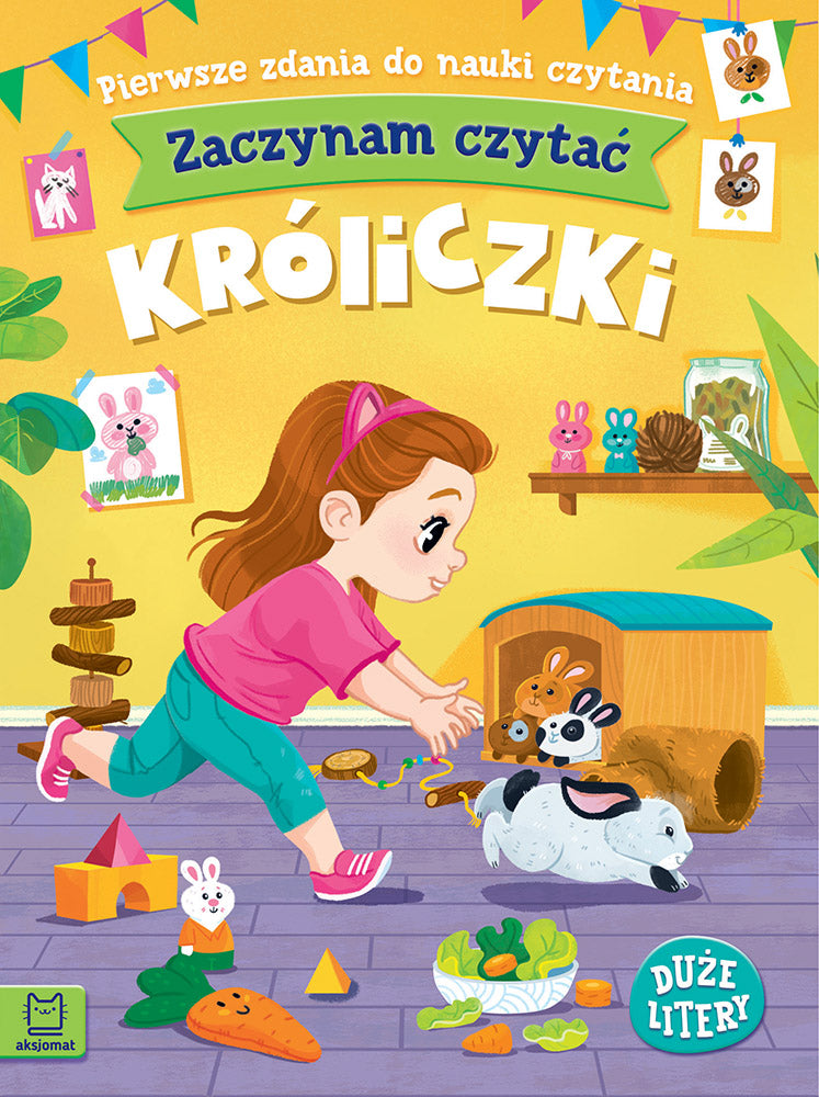 Zaczynam czytać pierwsze zdania do nauki czytania: króliczki