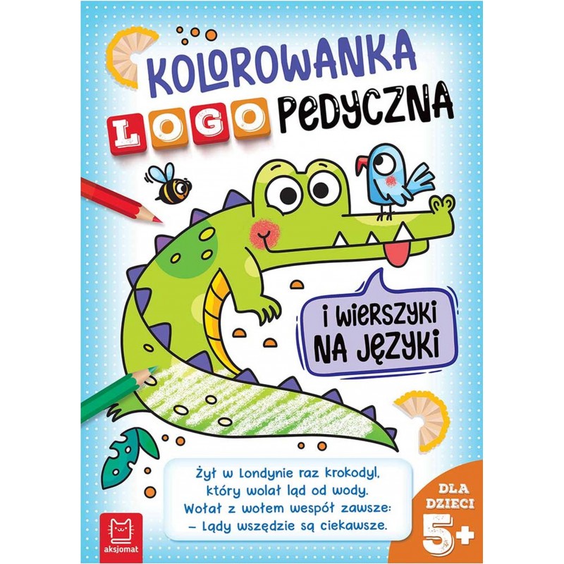 Kolorowanka logopedyczna i wierszyki na języki
