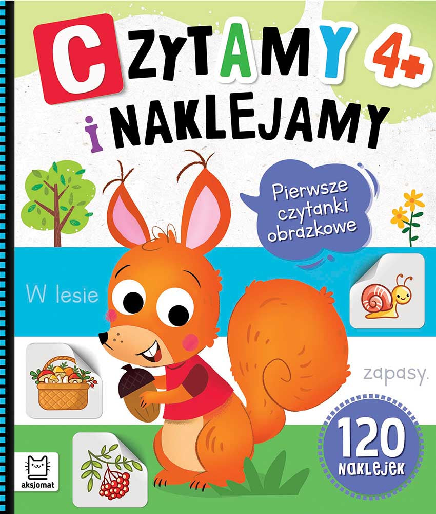 Czytamy i naklejamy pierwsze czytanki obrazkowe 4+