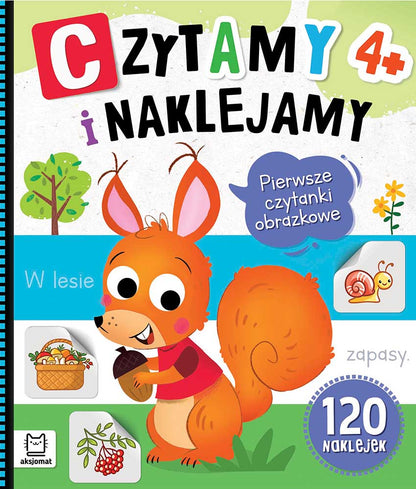 Czytamy i naklejamy pierwsze czytanki obrazkowe 4+