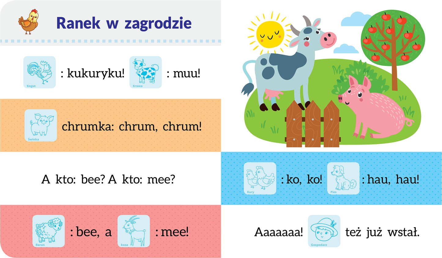 Czytamy i naklejamy pierwsze czytanki obrazkowe 4+