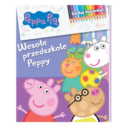 Kolorowanka wesołe przedszkole peppy