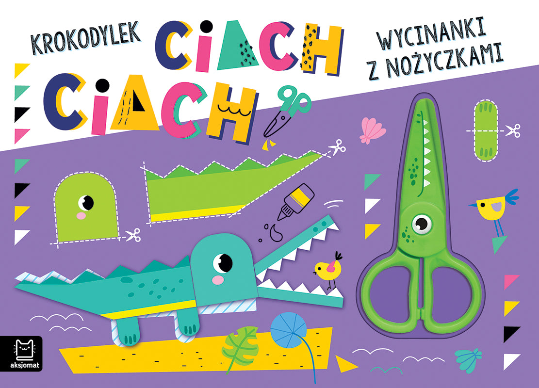 Wycinanki z nożyczkami krokodylek ciach ciach!
