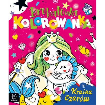 Brokatowa kolorowanka kraina czarów