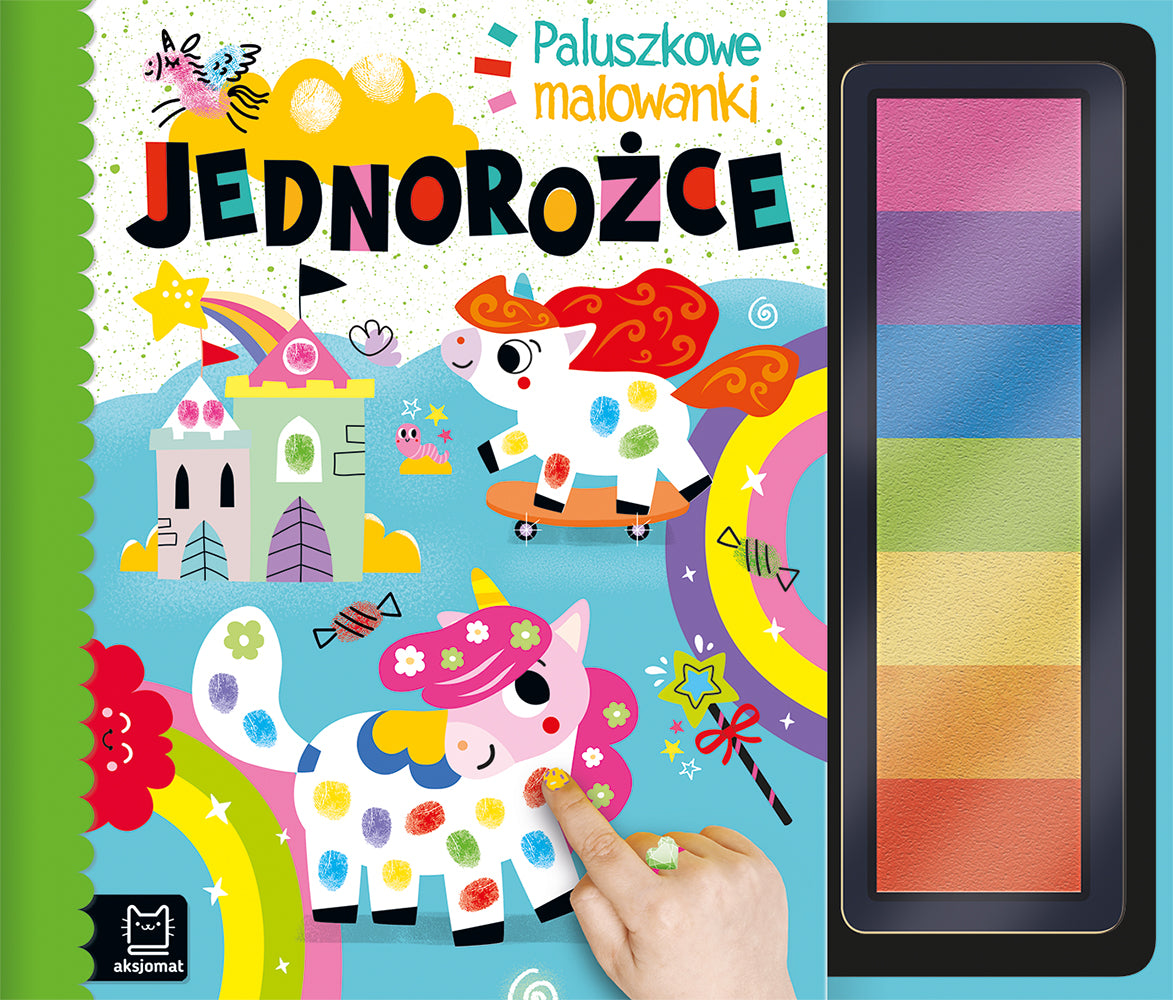Paluszkowe malowanki jednorożce