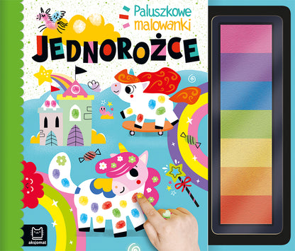 Paluszkowe malowanki jednorożce