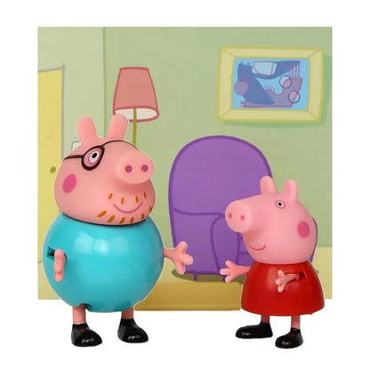 Figurka Świnka Peppa + tata Peppy