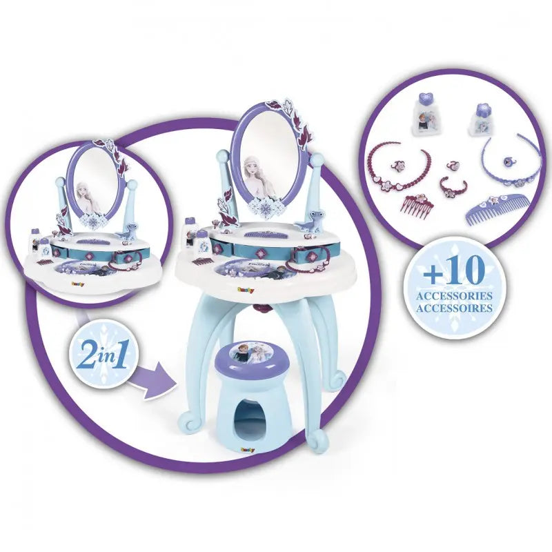 Smoby Kraina Lodu Toaletka 2w1 320244