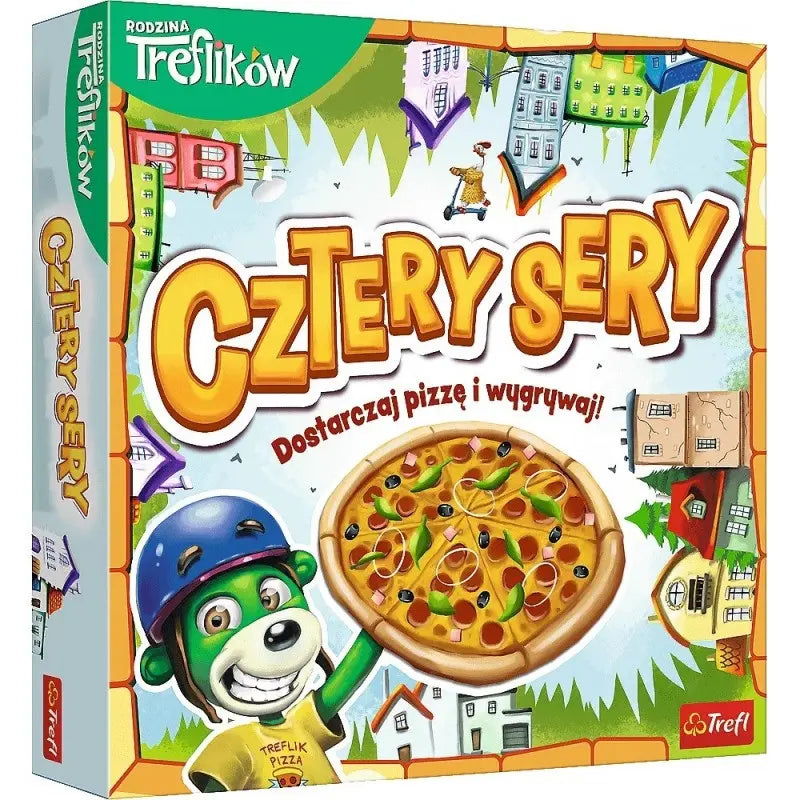 Rodzina treflików gra cztery sery