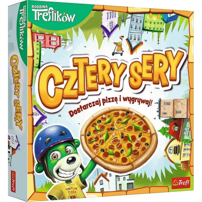 Rodzina treflików gra cztery sery