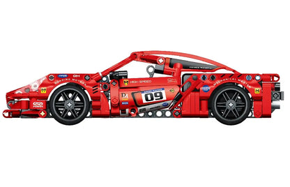 Immaster klocki super auto czerwone 437 elementów