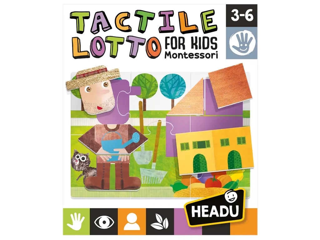 Montessori lotto sensoryczne wiek 3-6