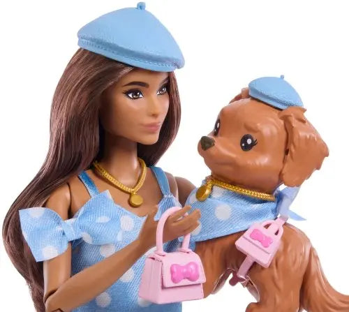 Barbie Twinning Looks lalka + piesek