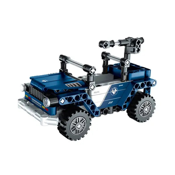 Klocki - Auto policyjne 124 elementy