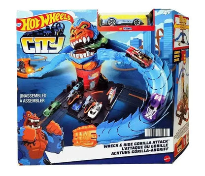 Hot wheels city pułapka goryla