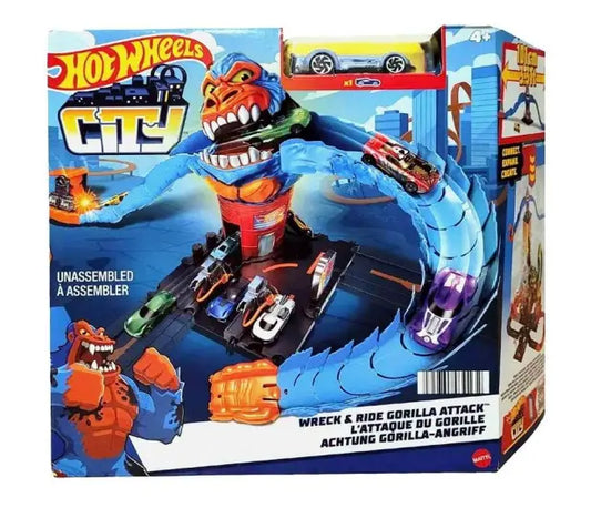 Hot wheels city pułapka goryla
