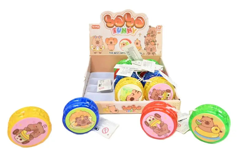 Yoyo z misiem ze światłem 12szt/disp G219210 00012