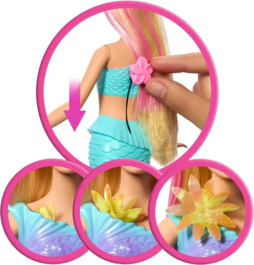Barbie magiczna syrenka kwiatowa