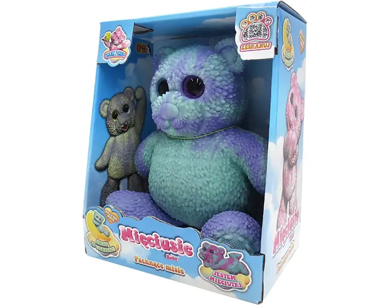 Mięciusie - Pachnące misie, 28cm miętowo-fioletowy