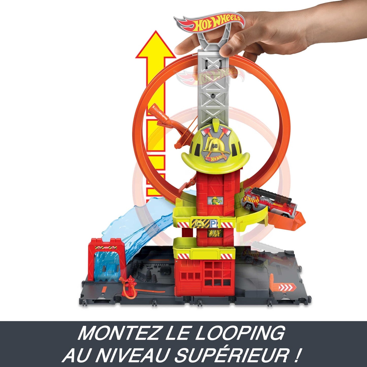 Hot wheels city remiza strażacka zestaw
