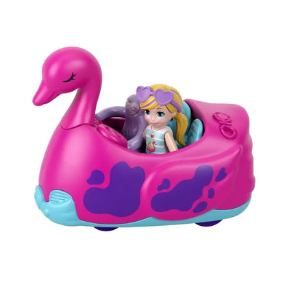 Polly pocket flamingowa myjnia zestaw