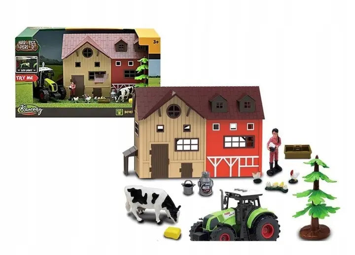 Farma z traktorem zestaw 12el 180644 80644