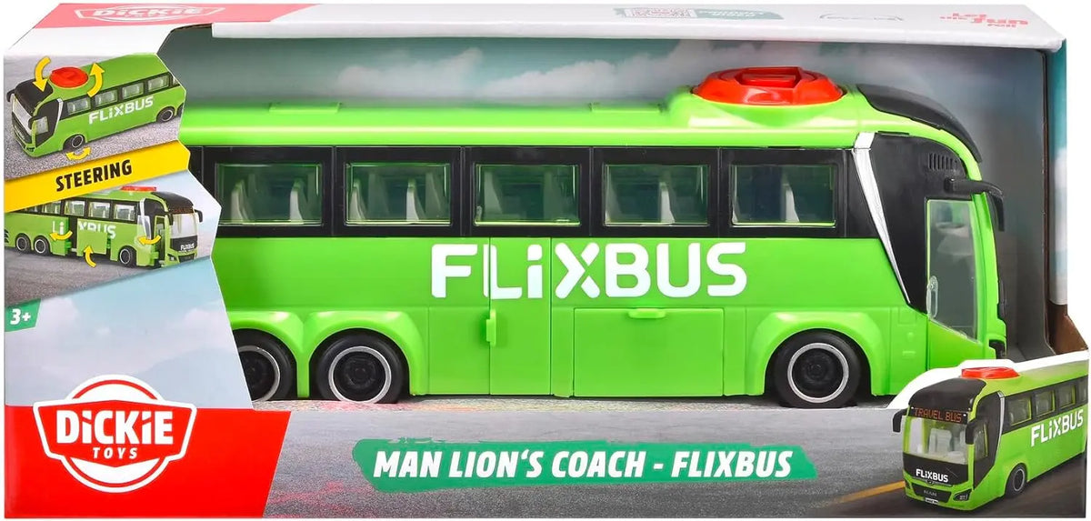 Dickie toys dickie city man flixbus 27cm