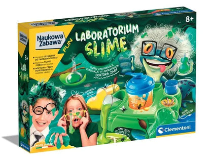 Naukowa zabawa laboratorium slime