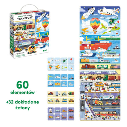 Puzzle tak działa transport 4+