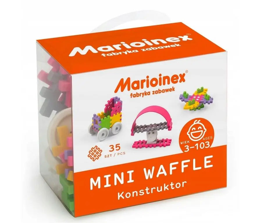 Klocki wafle mini 35 szt. konstruktor - dziewczynka