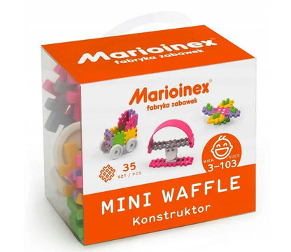 Klocki wafle mini 35 szt. konstruktor - dziewczynka