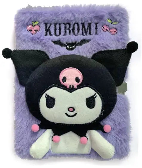Pluszowy pamiętnik Kuromi 3D A5