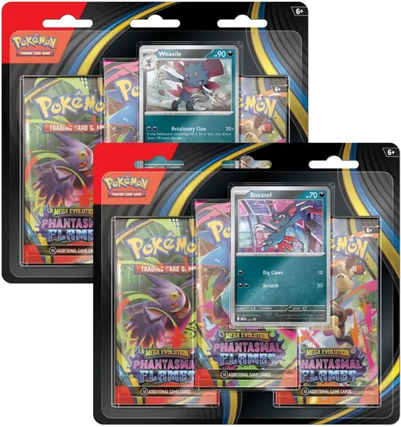 Karty Pokemon TCG Mega Evolution - Phantasmal Flames - 3 - Pack Blister