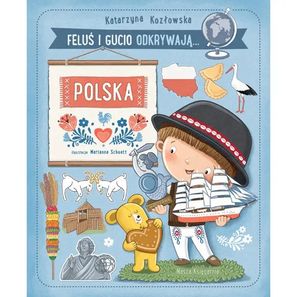 Książeczka - Feluś i Gucio odkrywają... Polska