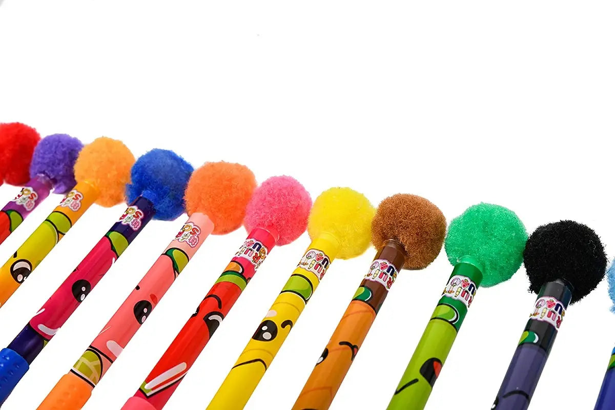 Fruity squad pachnące długopisy żelowe/pompon