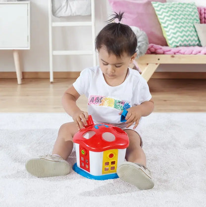Kolorowy sorter domek