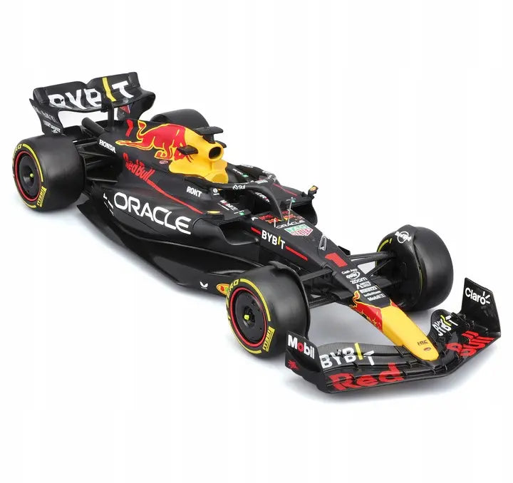 Bolid F1 Red Bull z figurką Maxa Verstappena RB19 1:24