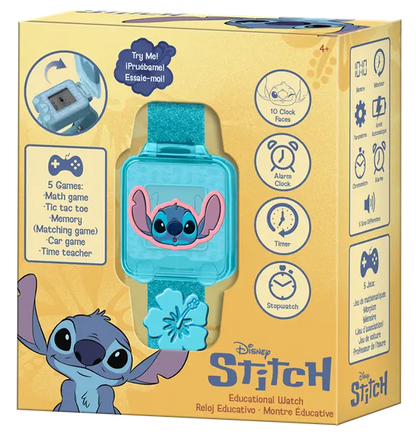 Stitch zegarek edukacyjny z grami