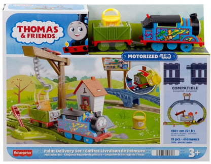 Fisher-price tomek i przyjaciele dostawa farby zestaw z torem