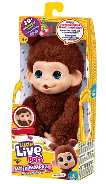 Little Live Pets - mini małpka Chikki Cher