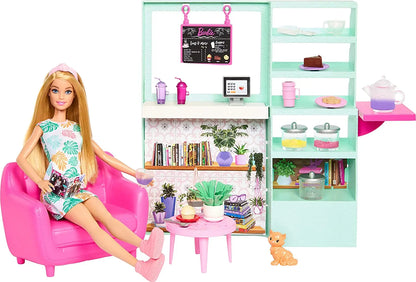 Barbie lalka zestaw relaks w kafejce
