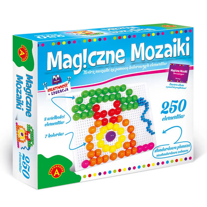 Magiczne mozaiki - kreatywność i edukacja 250 elementów 0662