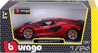 BBU 1:24 Lamborghini Sian FKP37 Red 21099RD 02702