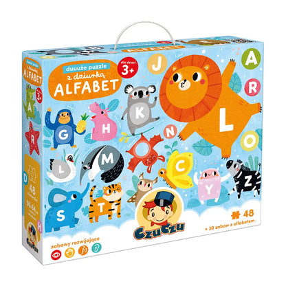 CzuCzu Duuuże puzzle z dziurką Alfabet 91262
