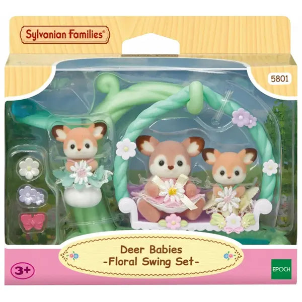 Sylvanian - Jelonki na kwiatowej huśtawce