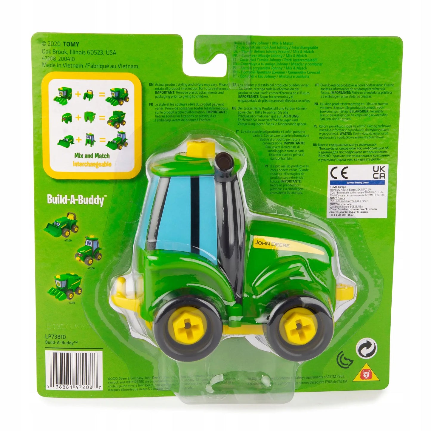 John deere zbuduj mini traktorek johnny