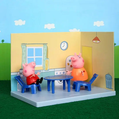Zestaw kuchnia + 2 figurki, Świnka Peppa i Mama Świnka